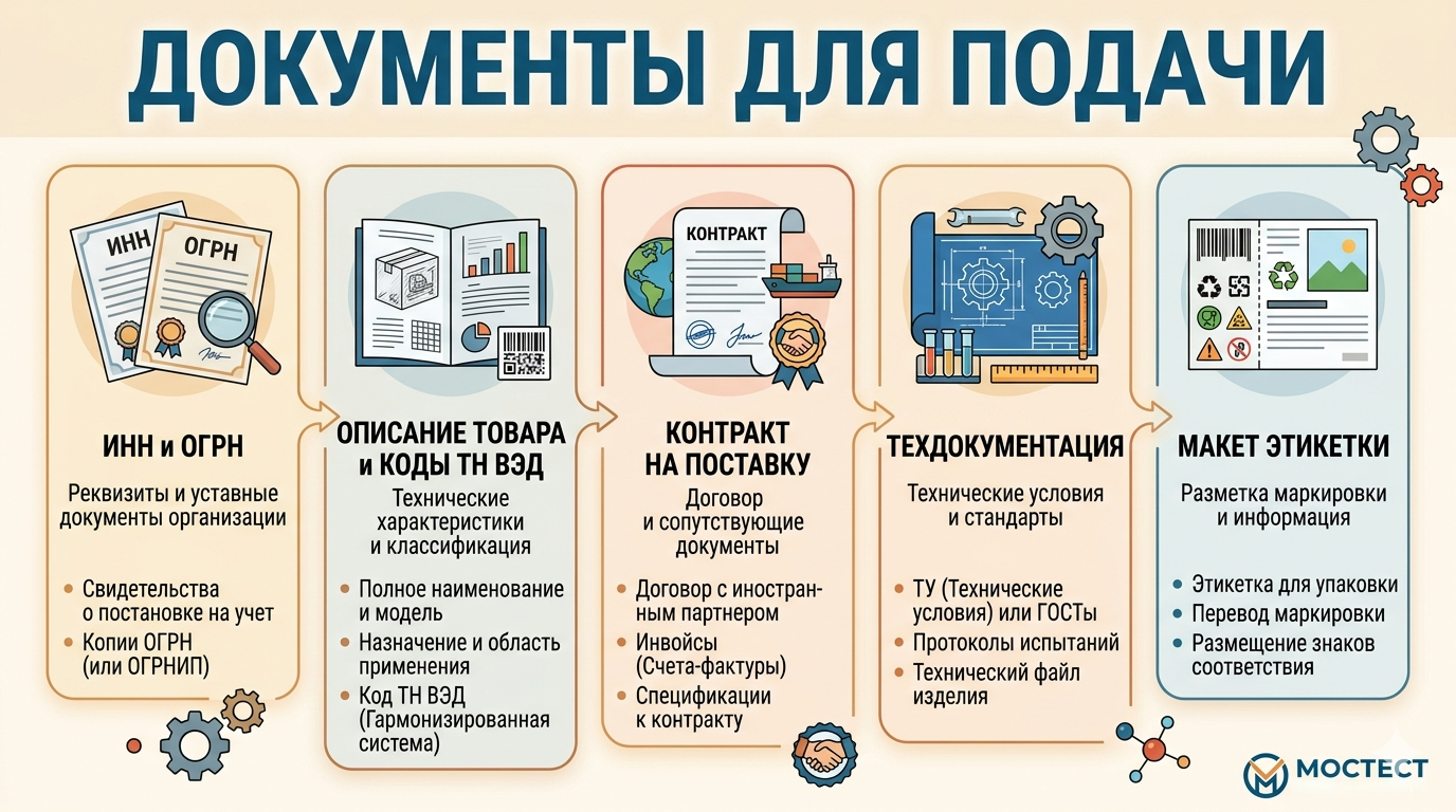 Документы для декларации о соответствии ТР ТС