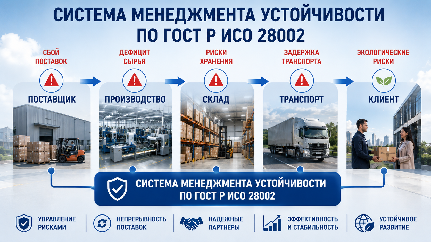 ГОСТ Р ИСО 28002 — устойчивость цепи поставок