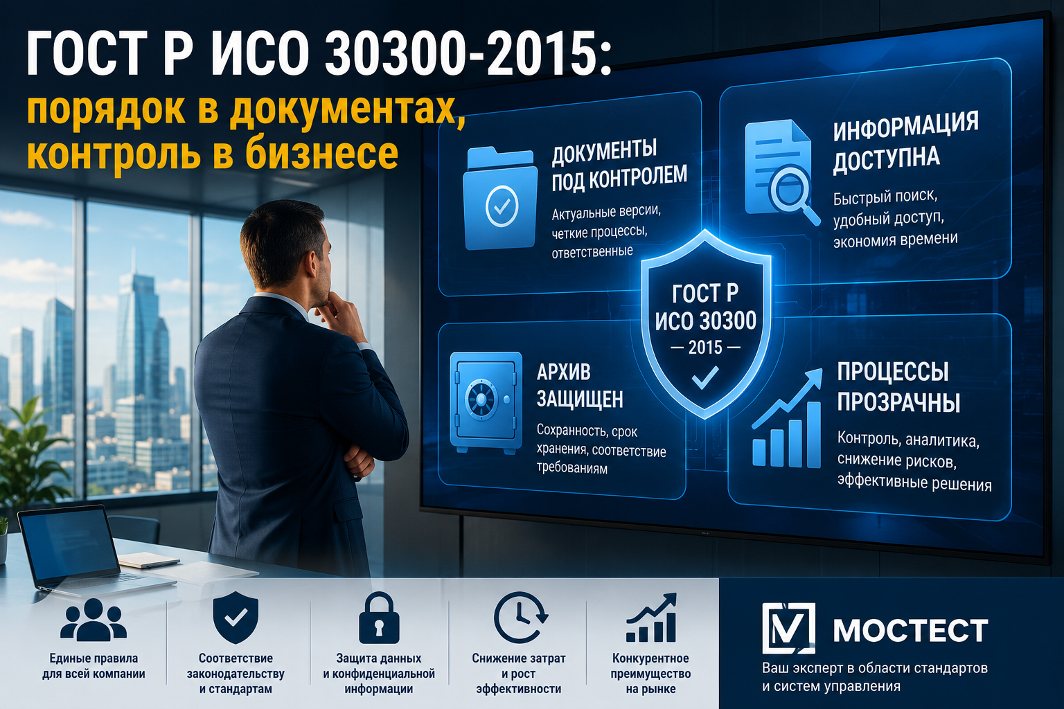 ГОСТ Р ИСО 30300-2015 — система управления документами