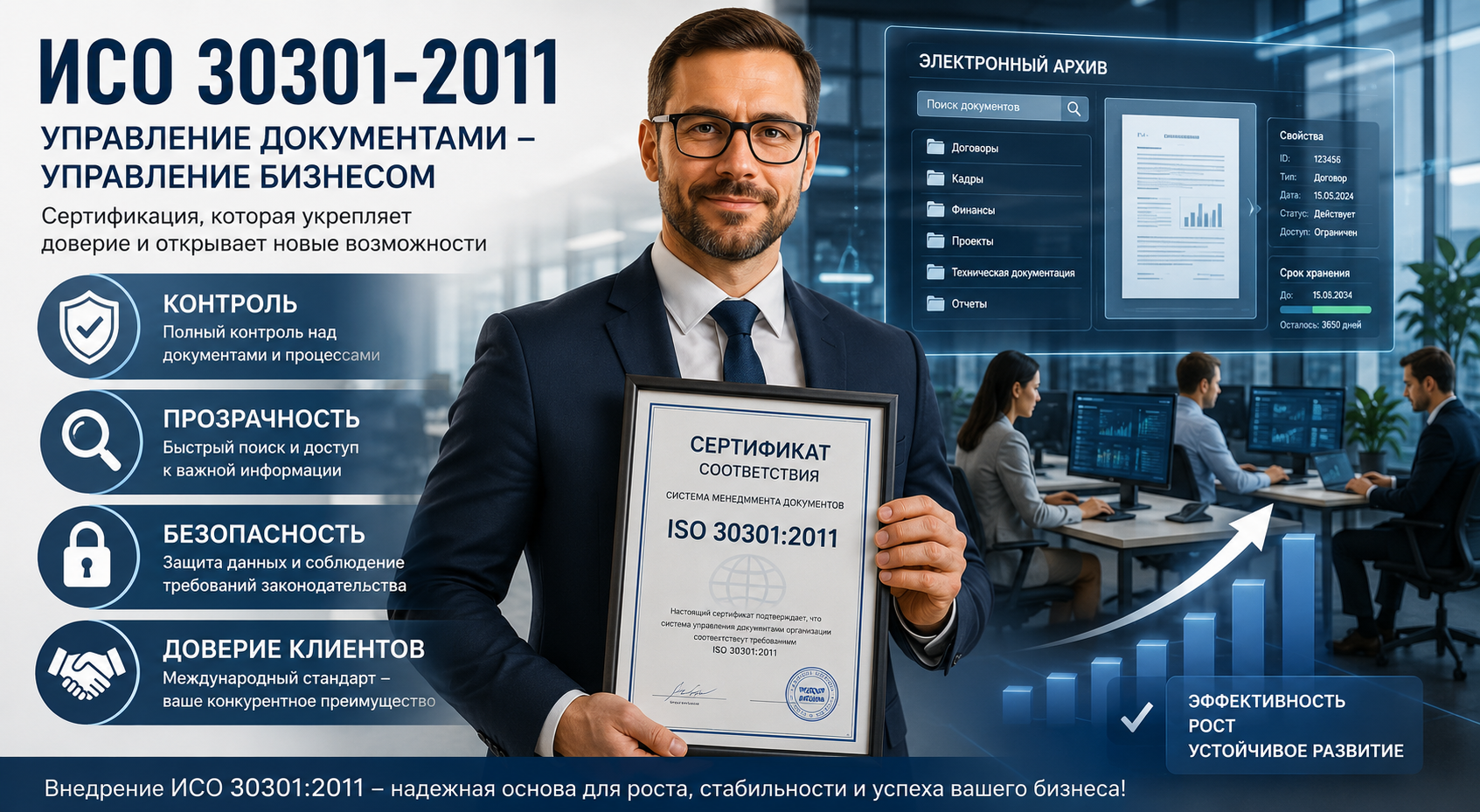 ГОСТ Р ИСО 30301-2014 — система управления документами