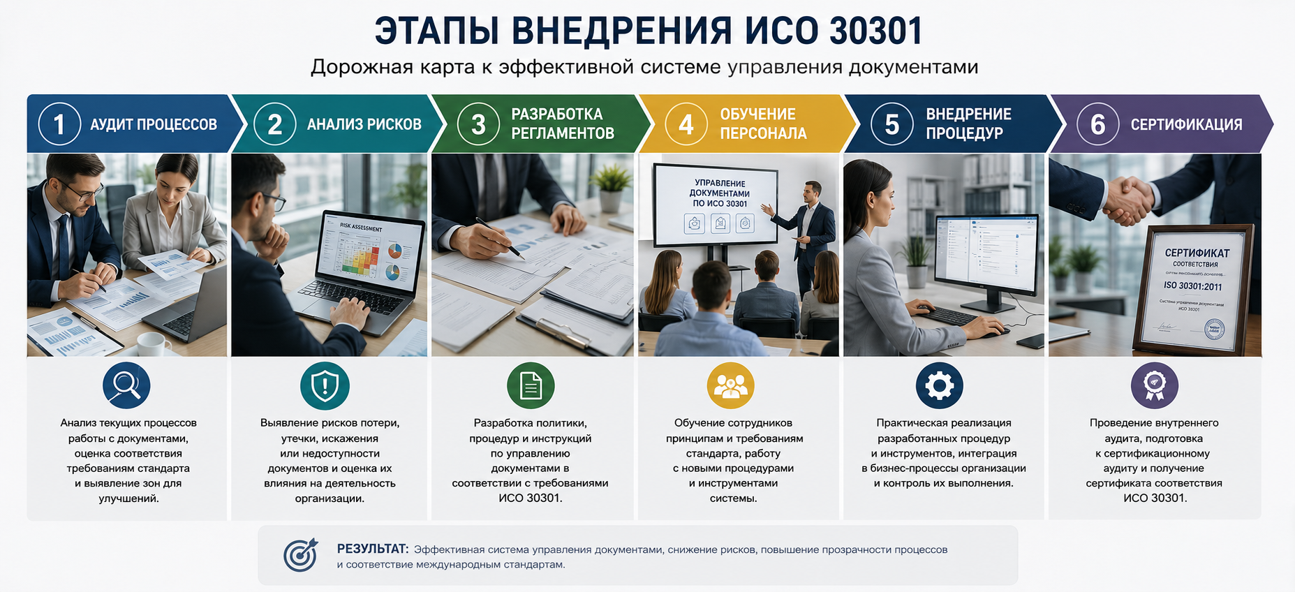 Внедрение ГОСТ Р ИСО 30301-2014