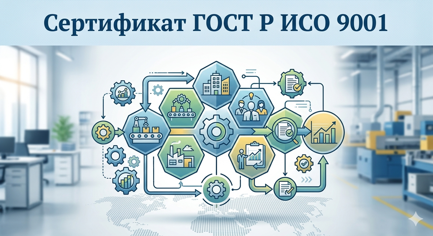 Получение сертификата ГОСТ Р ИСО 9001 в центре Мостест