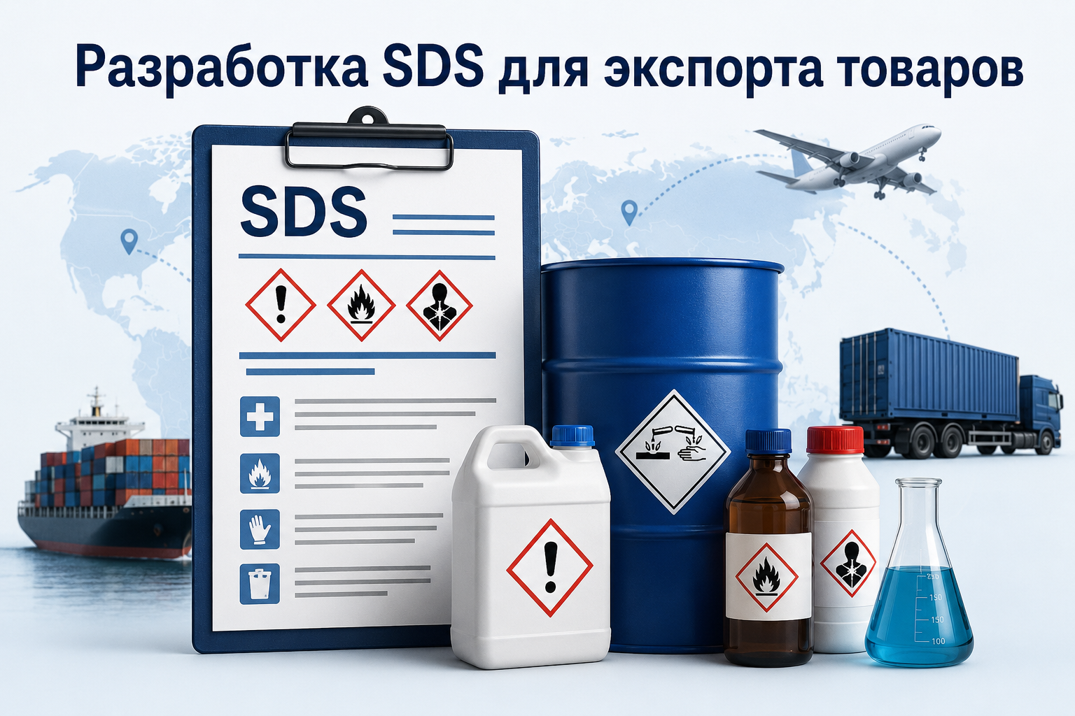 Разработка SDS для экспорта