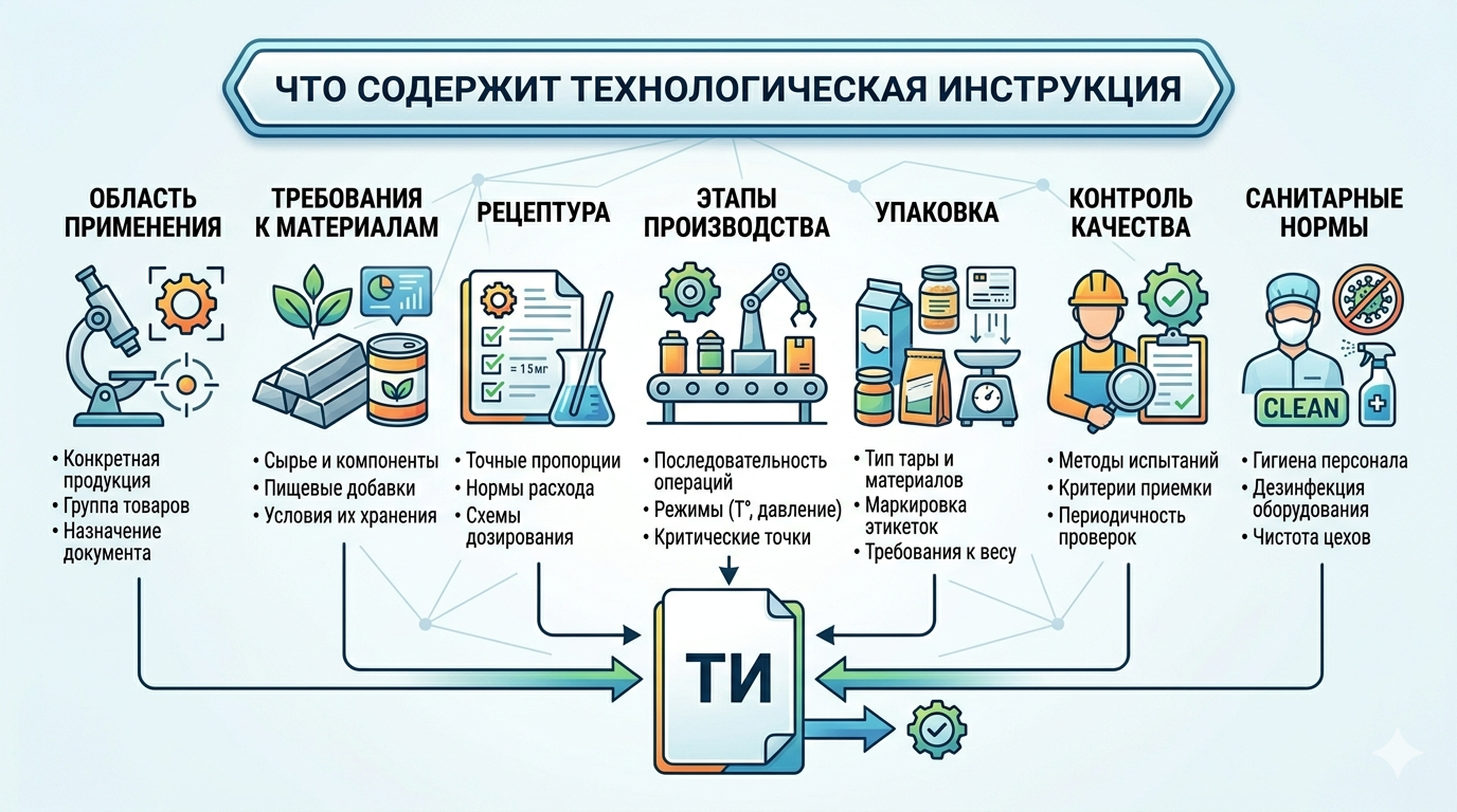 Разработка технологической инструкции