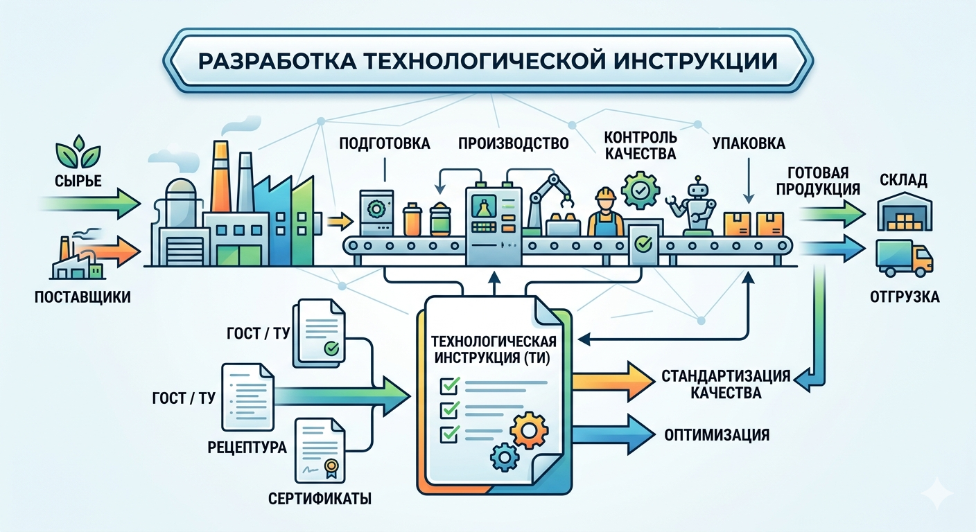 Структура технологической инструкции