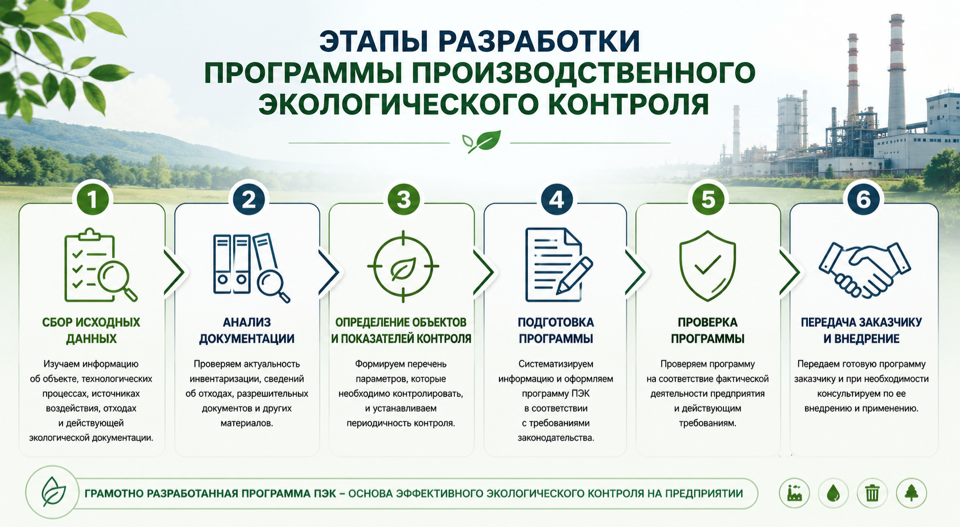 Этапы разработки программы ПЭК: от сбора исходных данных до внедрения на предприятии