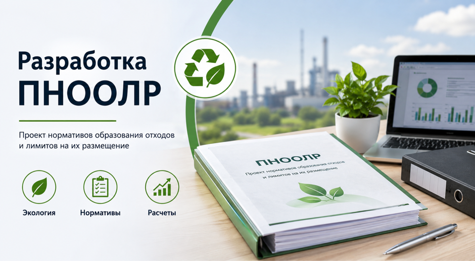 Разработка ПНООЛР — проект нормативов образования отходов и лимитов на их размещение