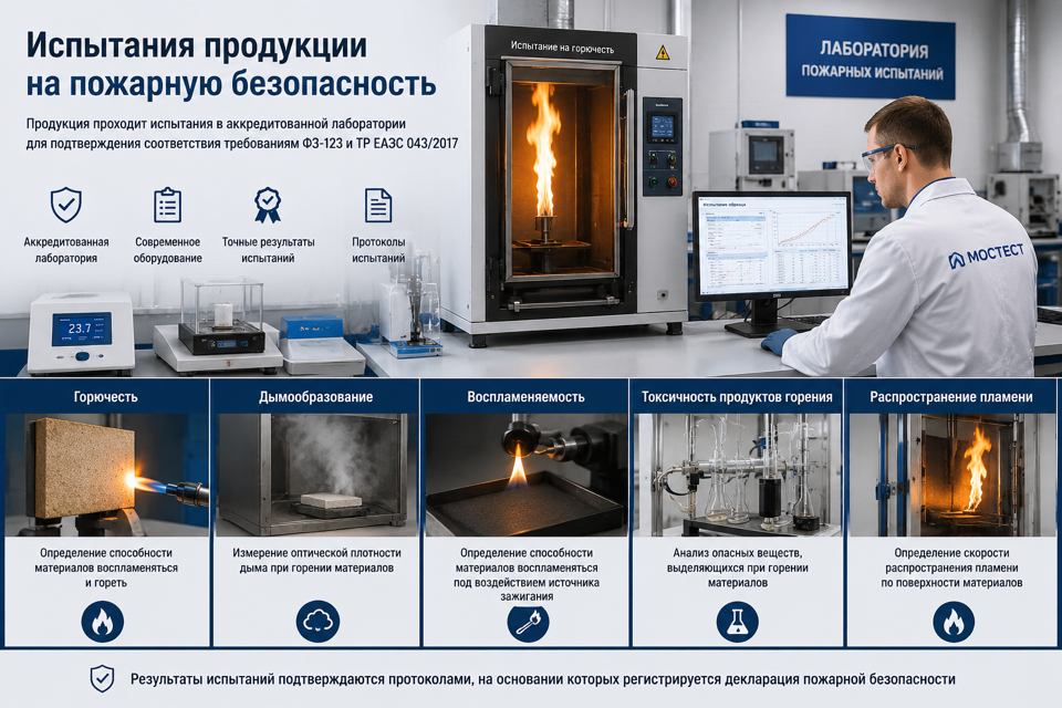 Декларация пожарной безопасности на продукцию