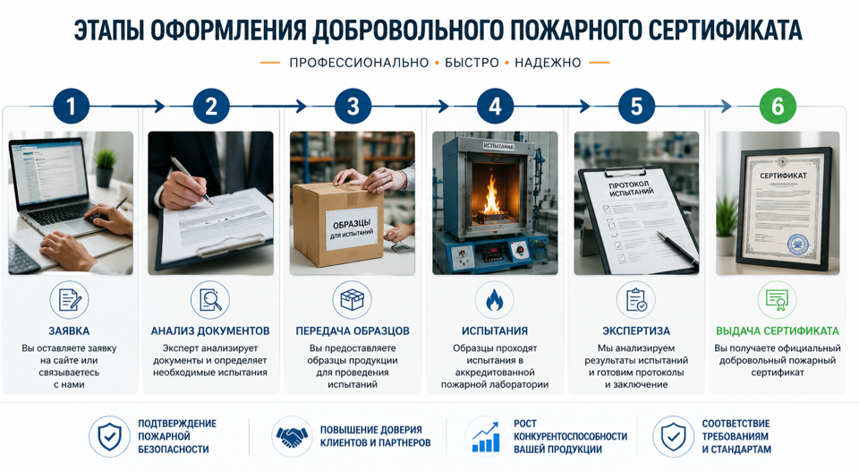 Добровольный пожарный сертификат